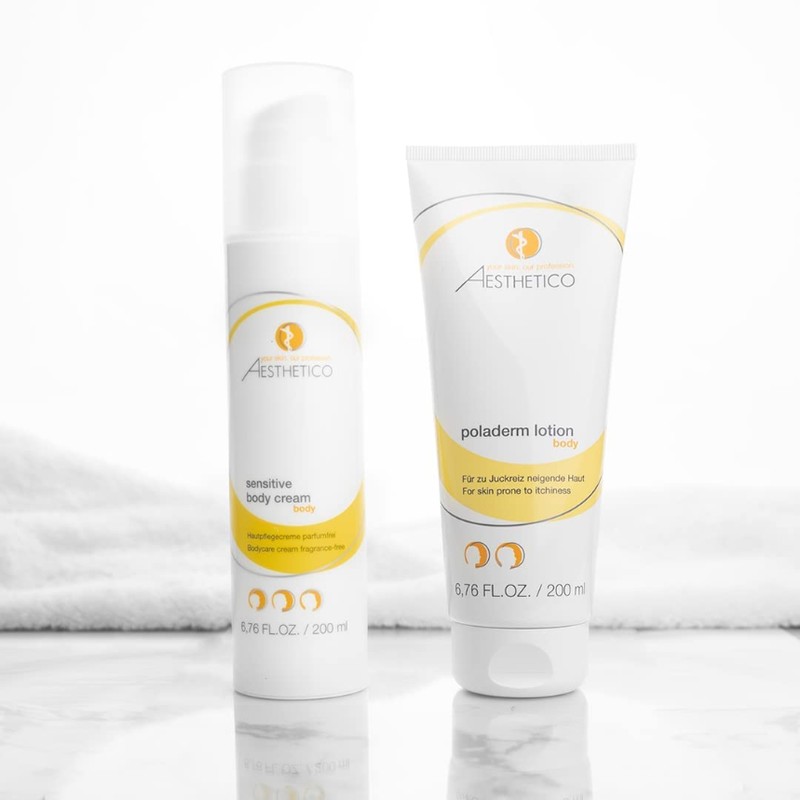 AESTHETICO sensitive body cream - Sch?tzende K?rperlotion f?r trockene Haut/Neurodermitis,