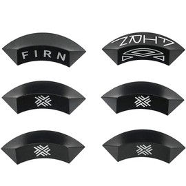 FIRN DP641606 DECK PAD Snowboard Deck Pad, Stomp Pad, Anti-Slip, Dam Shape, Set of 6