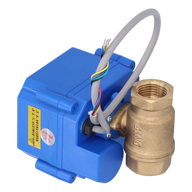 Electric Ball Valve BSP Mini Brass Motorized 5 Wire DC12V