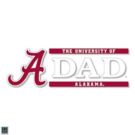 Alabama Crimson Tide 6x2 DAD Logo Auto Vinyl Decal