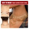 2pcs Necklace Layering Clasp,Multi Necklace Layering Clasp Multi Strand Clasps,Closures