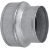 VezoWorks 5" to 4" Inch Duct Pipe Adapter - Galvanized
