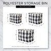 Bone Dry Pet Storage Collection Collapsible Bin, Black, Small Rectangle
