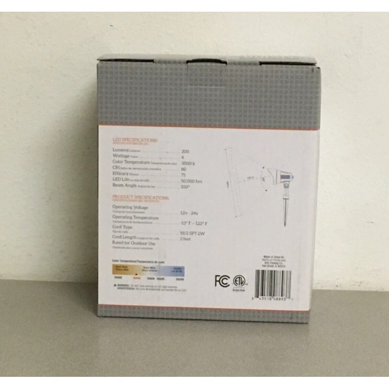 Living Accents 56110 Black Low Voltage 4 W LED Pathway