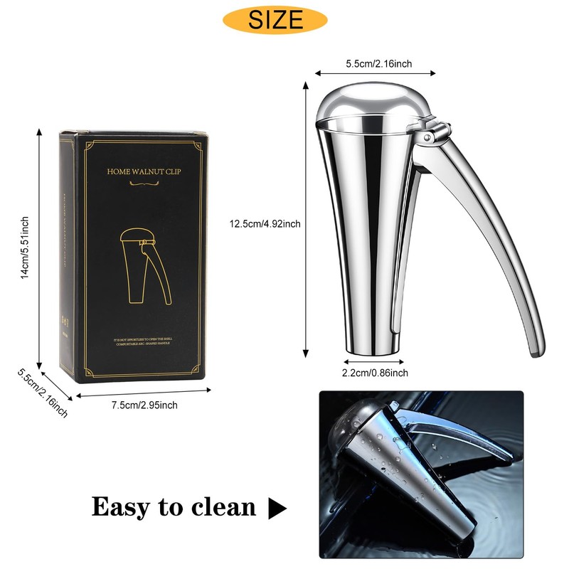 Drado Nutcracker, Zinc Alloy Nut Cracker Lever Principle, Small Force
