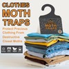 Sancodee 8 Pack Clothes Moth Traps with Natural Pheromones, Hanging