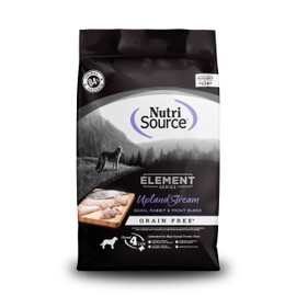 NutriSource Element Series Upland Stream Dry Dog Food, Quail, Rabbit & Trout, 24LB