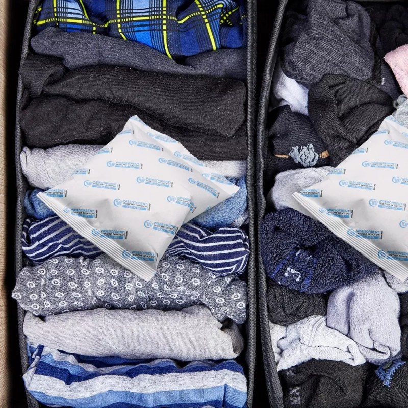 Wisesorb 500 Gram 10 Pack Silica Gel Packets, Tyvek Moisture