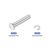 QUARKZMAN 10Set M5x30mm Perno Posizionamento Cilindrico Elastico Albero Acciaio Inossidabile