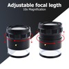 10X Illuminated Jewelers Loupe Magnifier with Interchangeable Reticle Scale, LED