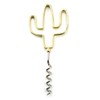 Running Running Decora Accesorios cromados Sacacorchos Cactus dorado,