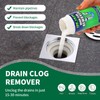 IZEJAZT Powder Type Drain Clog Remover ，Drain Cleaner Gobbler and