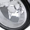 Spec-D Tuning Clear Bumper Driving Fog Lights + Bulbs +