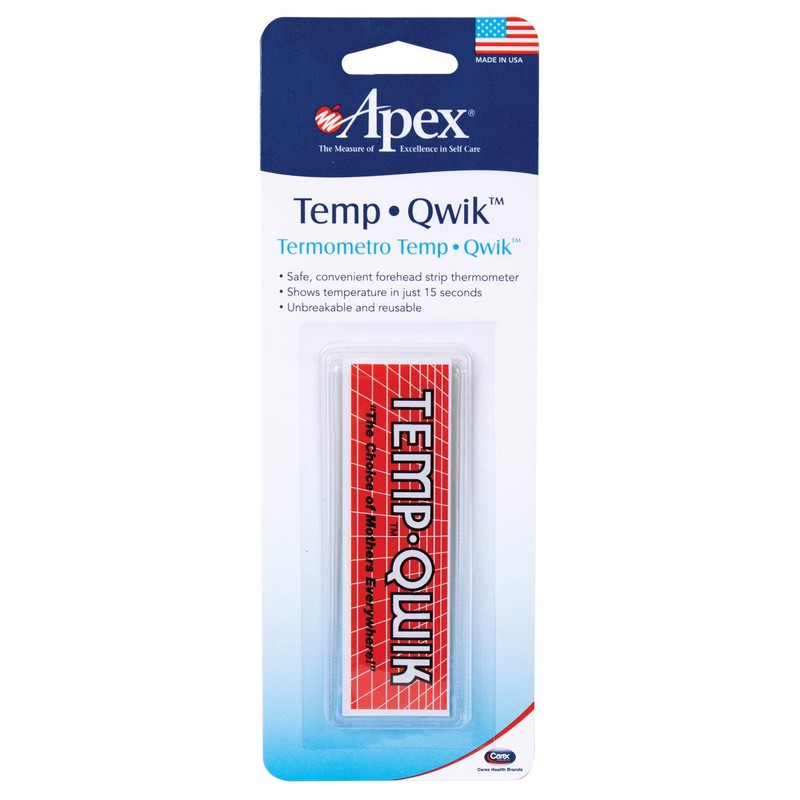 Apex Temp-Quik Forehead Strip Thermometer