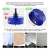 Seimneire 4-3/8 Inch Hole Saw with Heavy Duty Arbor, 1.2