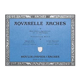 Arches 12-Inch x 16-Inch Acid-Free Cold-Press Watercolor Paper Block