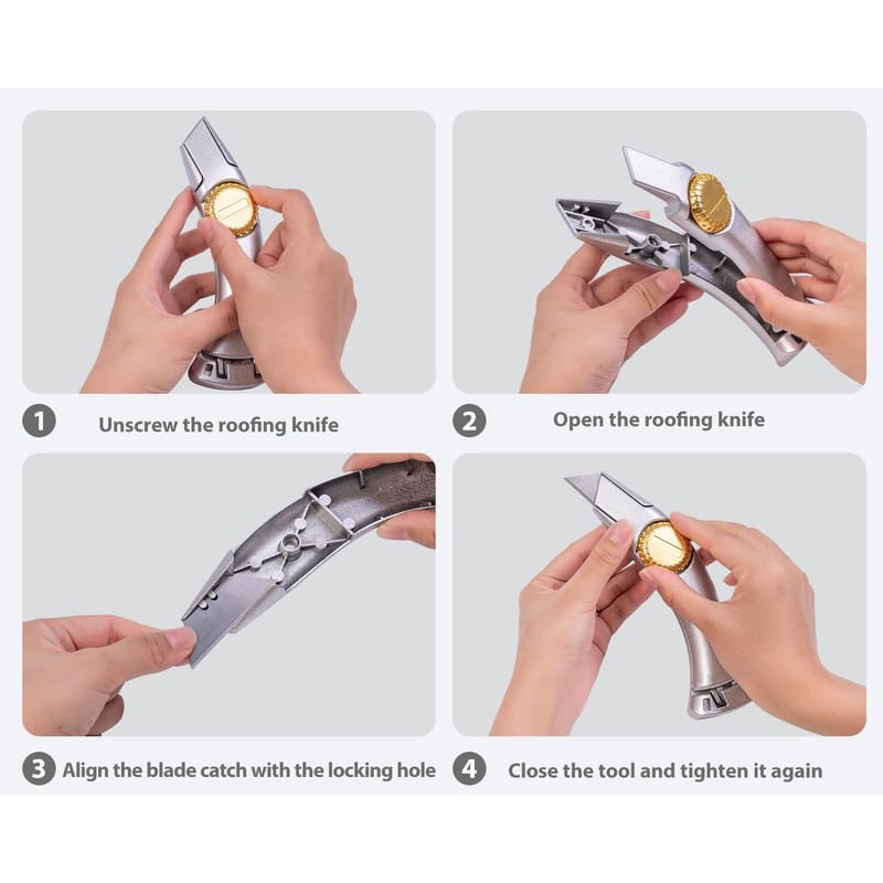 Heavy Duty Roofing Knife, Unility Knife, Roofing Tools Box Cutter