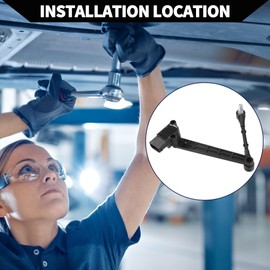 Hihaha No.LR023653 Suspension Ride Height Level Sensor for Land Rover Range Rover 2010-2012 / Rear Headlight Level Sensor/Durable Metal / 1 Pcs Black