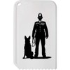 Azeeda 'Policeman Standing With Dog' Plastic Ice Scraper (IC00046339)