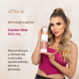 Tratamiento Cauterizador Let Me Be 500 Ml Blindaje Capilar
