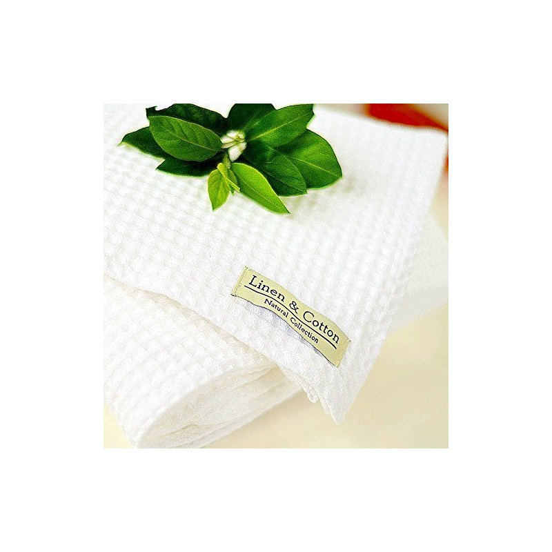 Linen & Cotton Luxury Washed Waffle Bath | Hand |