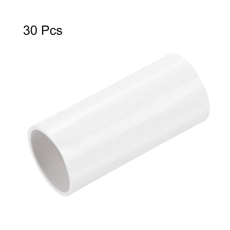 QUARKZMAN PVC Pipe Connector Straight Coupling 25 mm White for