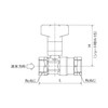 Onda Seisakusho CB3-13M-S Ball Valve with Check Valve, Rc Screw