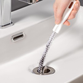 AYNKH 2 Pieces Sink Drain Brush 45cm Universal Flexible Sewer Pipe Overflow Cleaning Household Tool