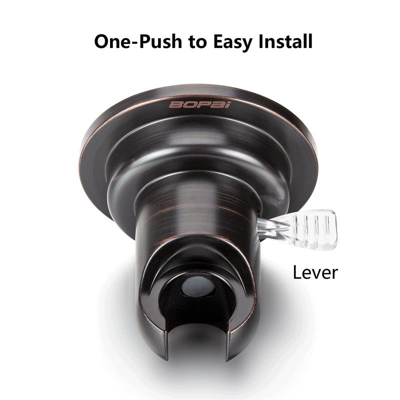 BOPai ORB Suction Shower Head Holder, Relocatable Handheld Showerhead holder,