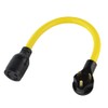 PLIS TT-30P to L14-30R Heavy Duty Generator Adapter,10AWG*3C Generator Flexible