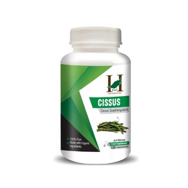 H&C Cissus Capsules (Cissus Quadrangularis) - 900 mg per serving, 120 vegan capsules (2 months supply) | Herbal Supplement for Bone Health