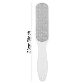 Hornhautfeile Hornhauthobel,Grobe/Feine Hornhautraspel Fußfeile Hornhautentferner für Pediküre, Fußpflege, Doppelseitig, Rostfrei