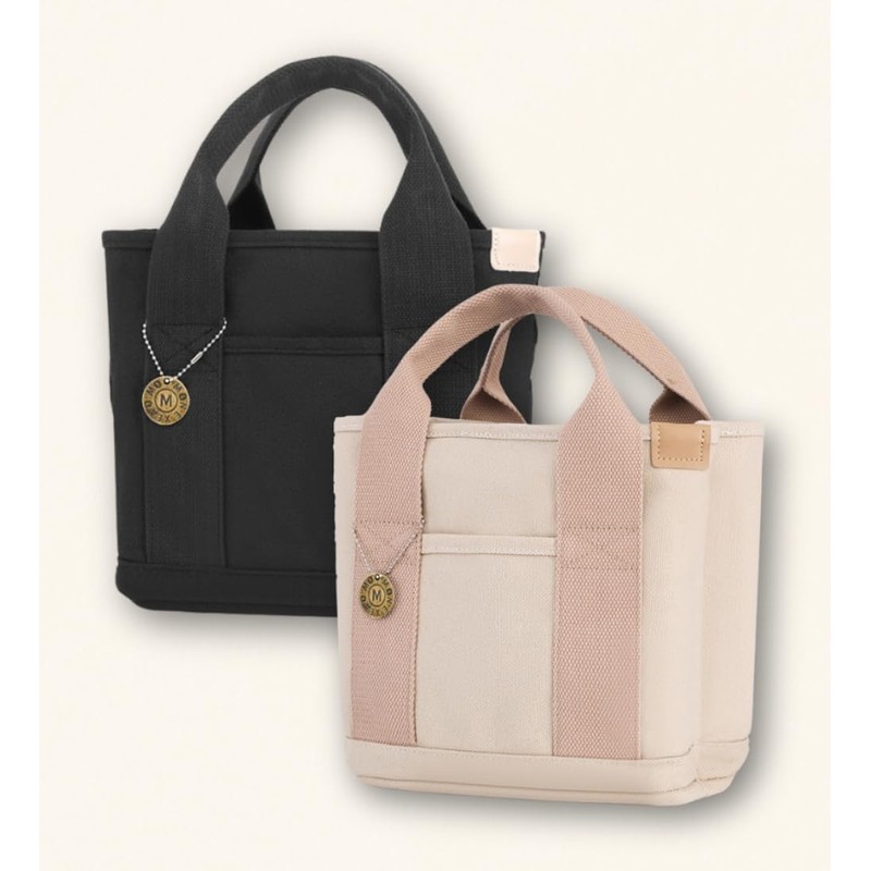 EaseLiving Women's Round Bag, Mini Tote Bag, Golf Cart Bag,