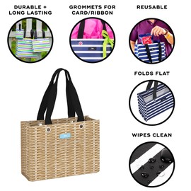 SCOUT Tiny Package Gift Bag, Small Reusable Gift Bag Measuring 11" x 8" x 4"