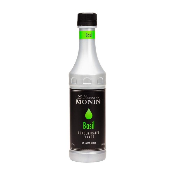 Monin Basil Flavor Concentrate 375ml Bottle