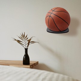 TRINENOX Wall Mount Ball Rack Display, Acrylic Stand for Basketball, Soccer, Volleyball, Rugby, Football - 2 Mix