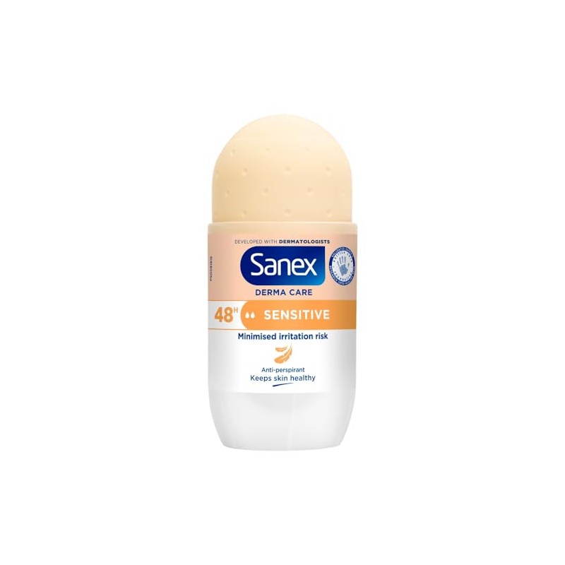 Sanex Roll On Sensitive 48hr, 50 ml