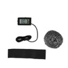 Electric Floating Immersion Water Heater Boiler with Digital Thermometer Pink
