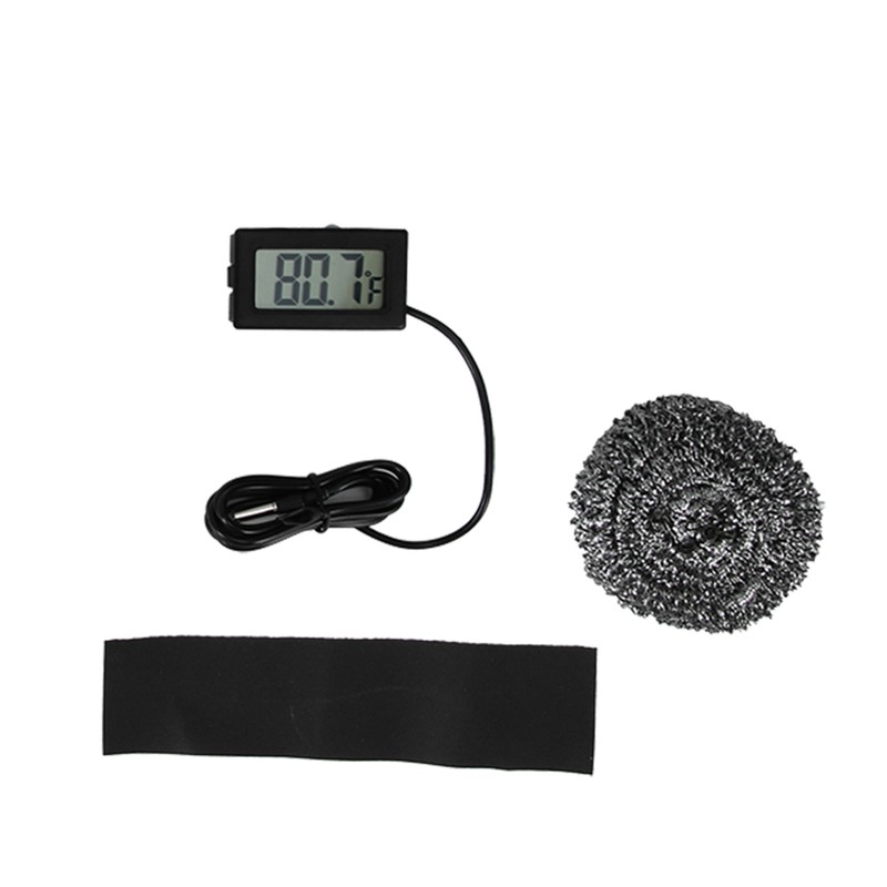 Electric Floating Immersion Water Heater Boiler with Digital Thermometer Pink