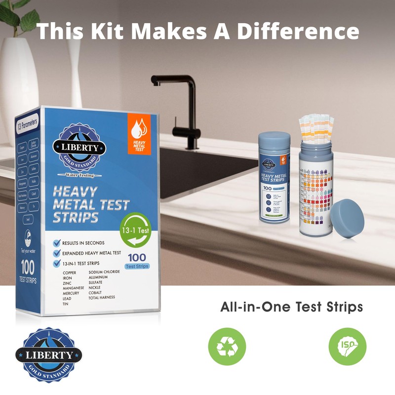 Liberty Gold Standard© Expanded 13 Heavy Metals Drinking Water Test