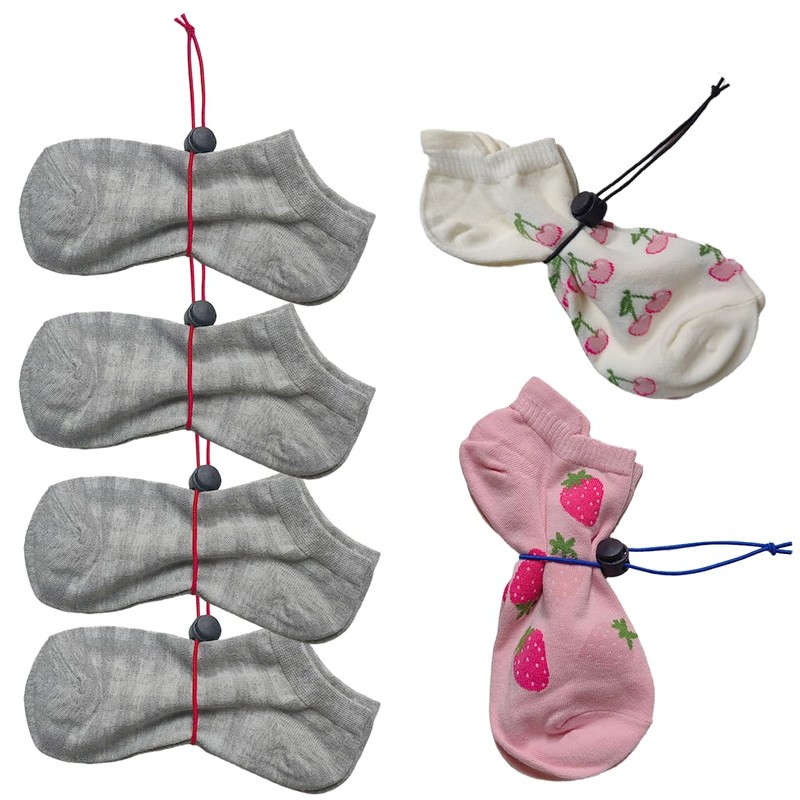 40Pcs Sock Clips for Laundry,Sock Holders to Secure Your Socks,Sock