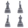 EnderToys Ulvheim Statues on Pedestals by Terrain4Print, 3D Printed Tabletop