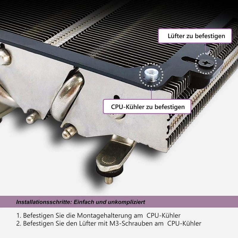 DolDer Fan Mounting Bracket Mounting Kit Fan Mount Backplate Compatible