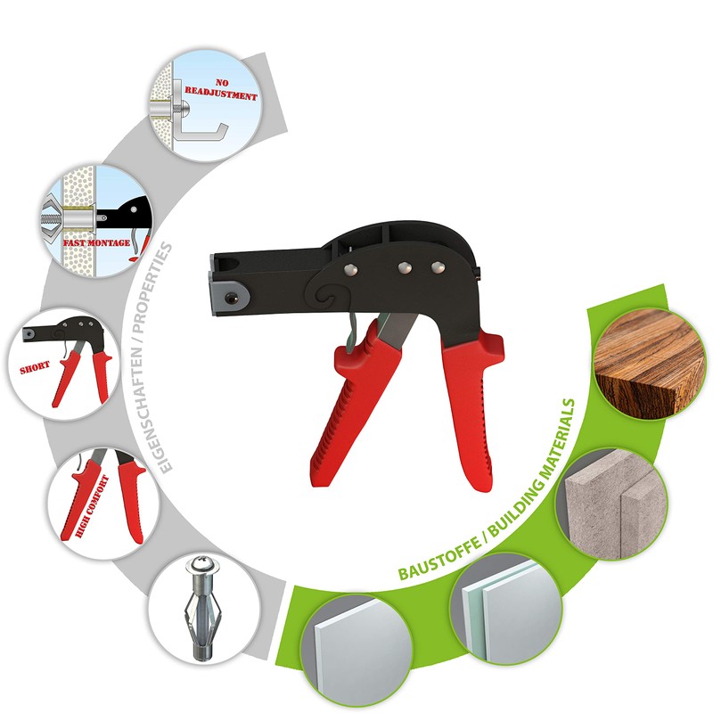 TOX Mounting pliers Acrobat Speed-Plus, 1 Piece, 03590094