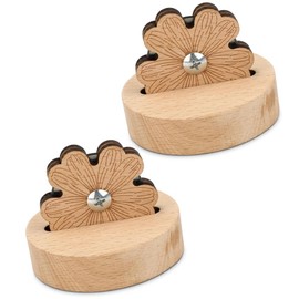 2 Pcs Daisy Thread Snip Cutters, Thread Cutter Blade Tools, Tabletop Blade Saver Thread Cutter, Yarn Cutter with Anti-Slip Stand