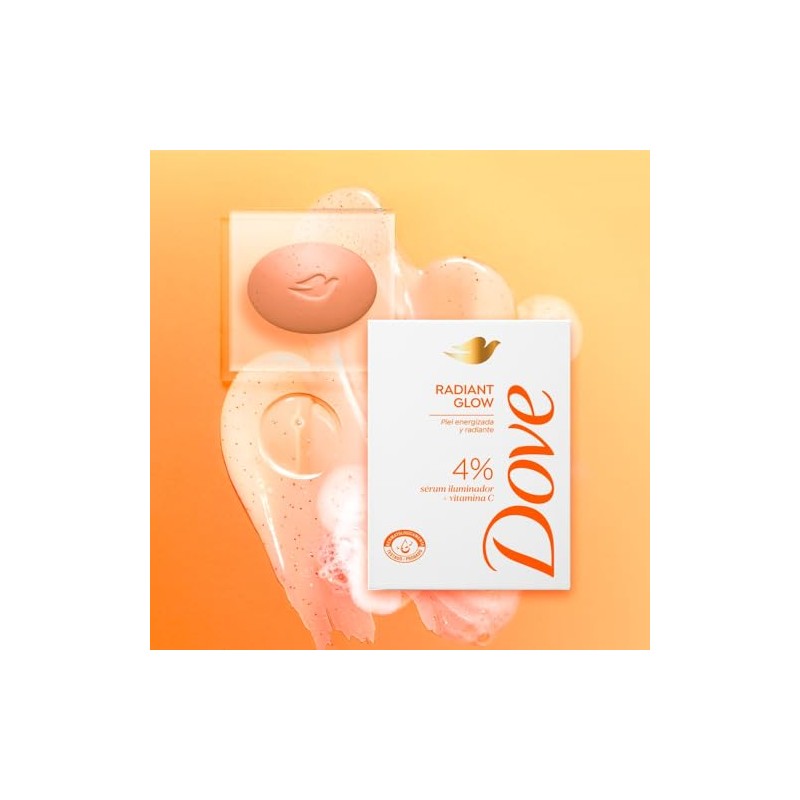 Dove Jabón en barra Radiant Glow, 135gr