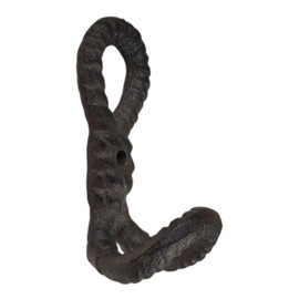 FTWDesign Small Sailor Knot Wall Hook - Maritime Decoration Made of Cast Iron