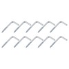 METALLIXITY 60pcs L Shaped Hooks 50mm Ceiling Hooks Metal Right
