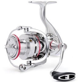 Sougayilang SW Saltwater Spinning Reel, CNC Aluminum Spool, Oversize Grip, 5.5:1 Gear Ratio, 11+1 Stainless-Steel BB, Max Drag 33LB, Fishing Reel-SW3000, FCL-SW30-US
