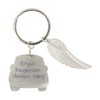 Guardian Angel Car Keyring with Inscription - ‘Angels Accompany Your